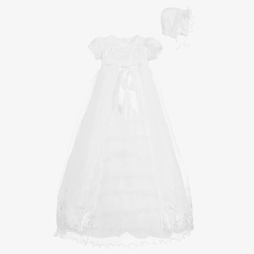 Beau KiD-Baby Ceremony Gown & Bonnet | Childrensalon
